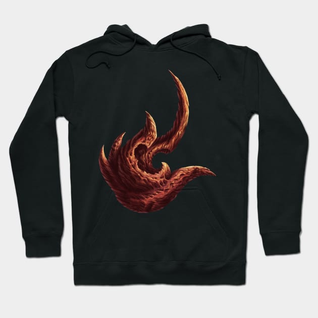 overlord fire Hoodie by Hedgeh0g